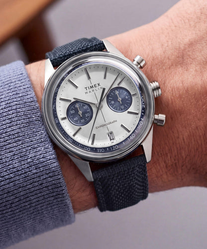 Marlin Jet Chronograph 40mm Fabric Strap Watch