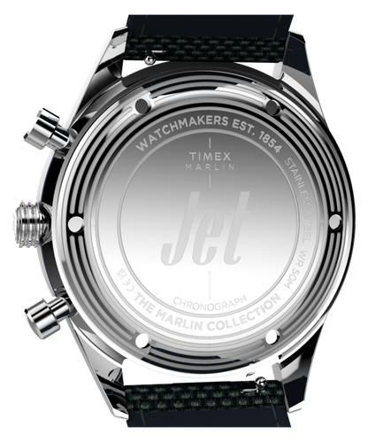 Marlin Jet Chronograph 40mm Fabric Strap Watch