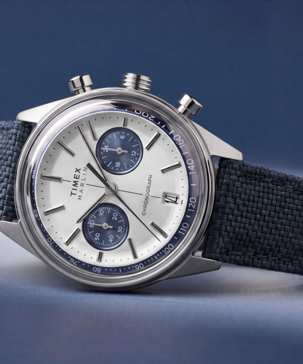 Marlin Jet Chronograph 40mm Fabric Strap Watch