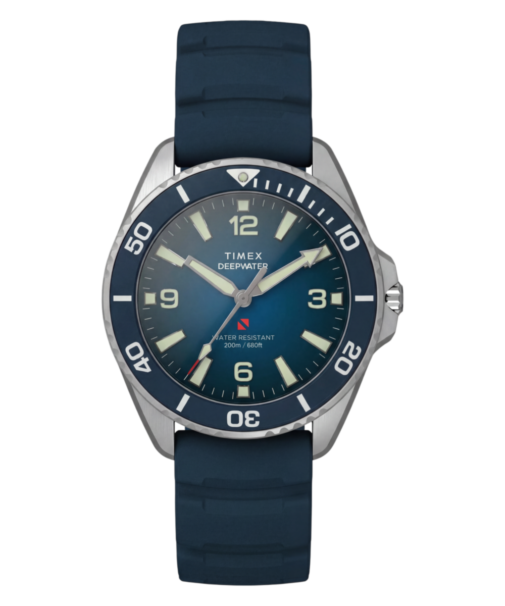 Deepwater Arctic 200 40.5mm HNBR Synthetic Rubber Strap Watch
