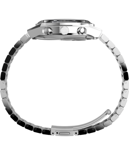 Q Timex Falcon Eye Chronograph 40mm Stainless Steel Bracelet Watch