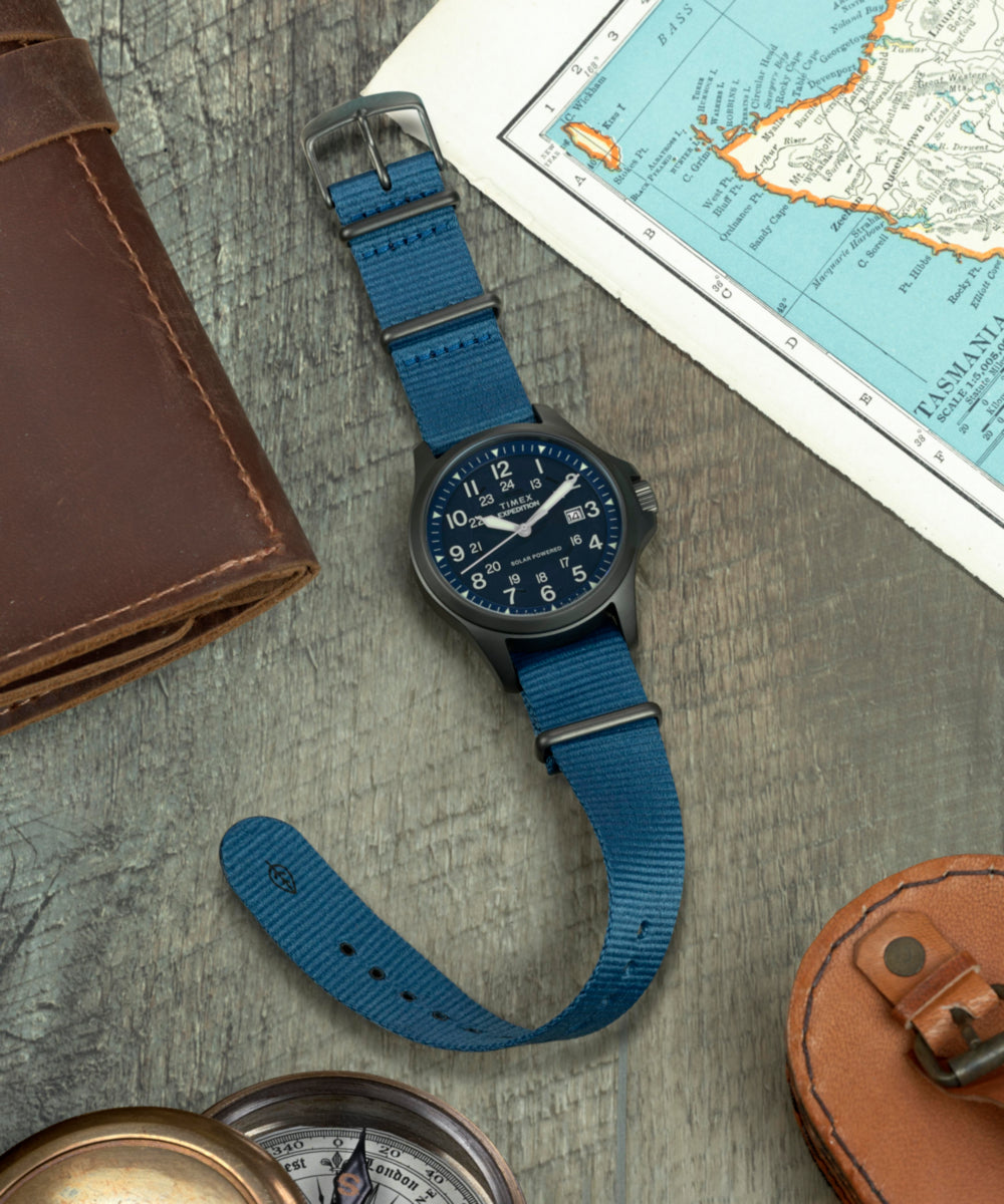 Expedition Field Post Solar 41mm Eco-Conscious Fabric Strap Watch