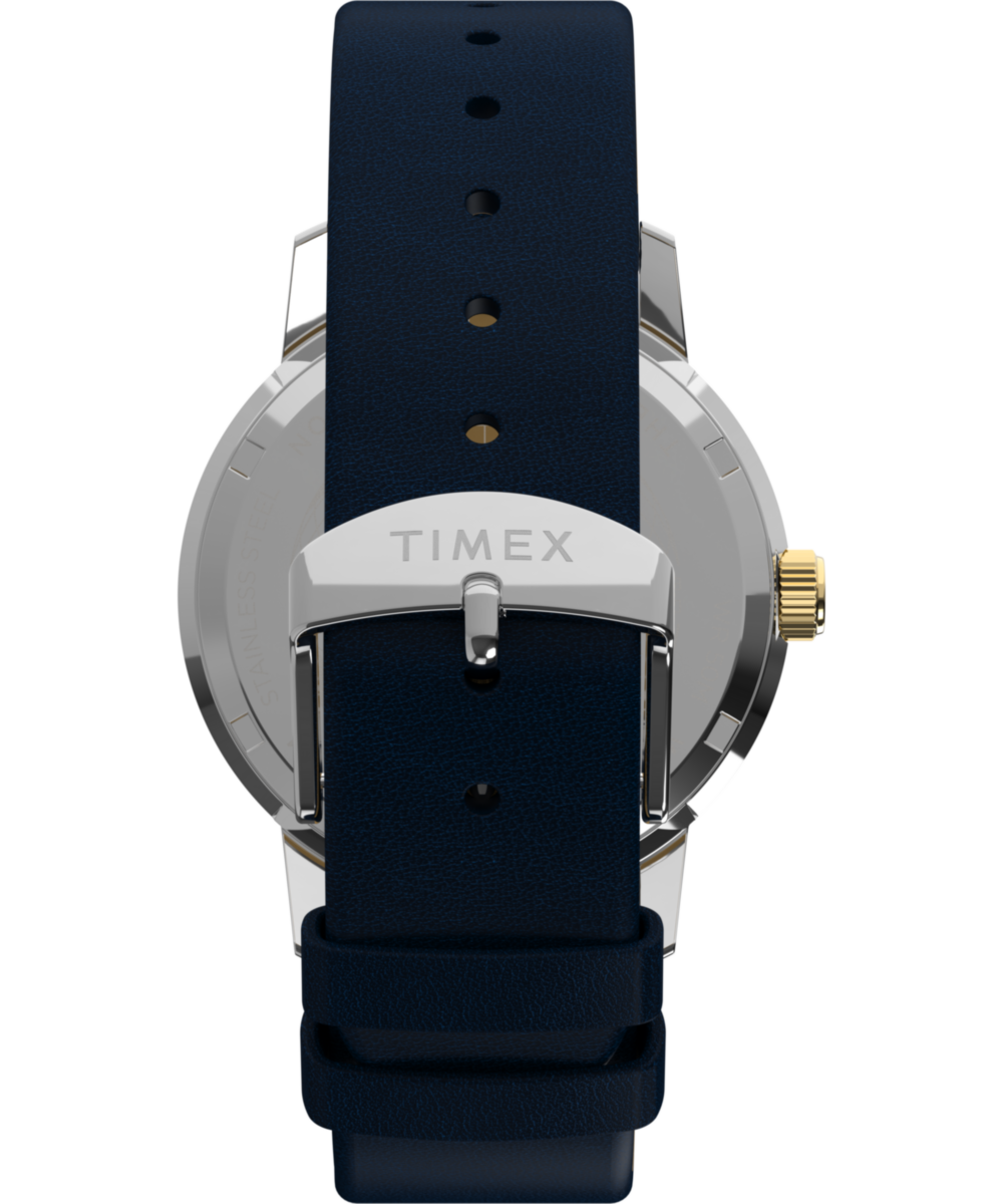 Marlin Quartz GMT 40mm Leather Strap Watch