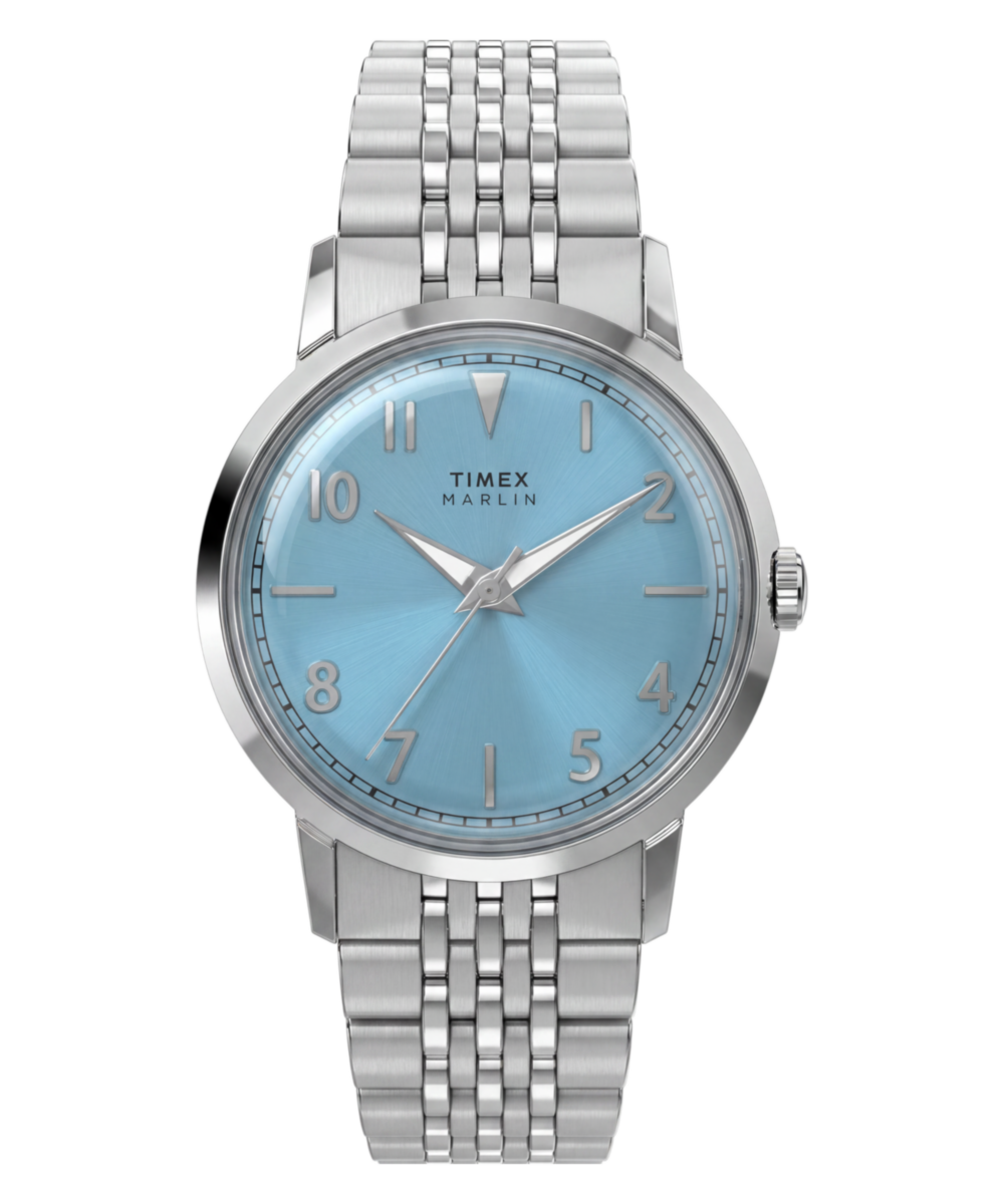 Marlin Quartz 34mm Stainless Steel Bracelet Watch