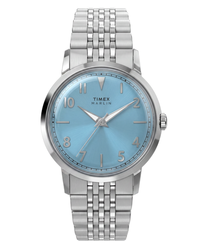 Marlin Quartz 34mm Stainless Steel Bracelet Watch
