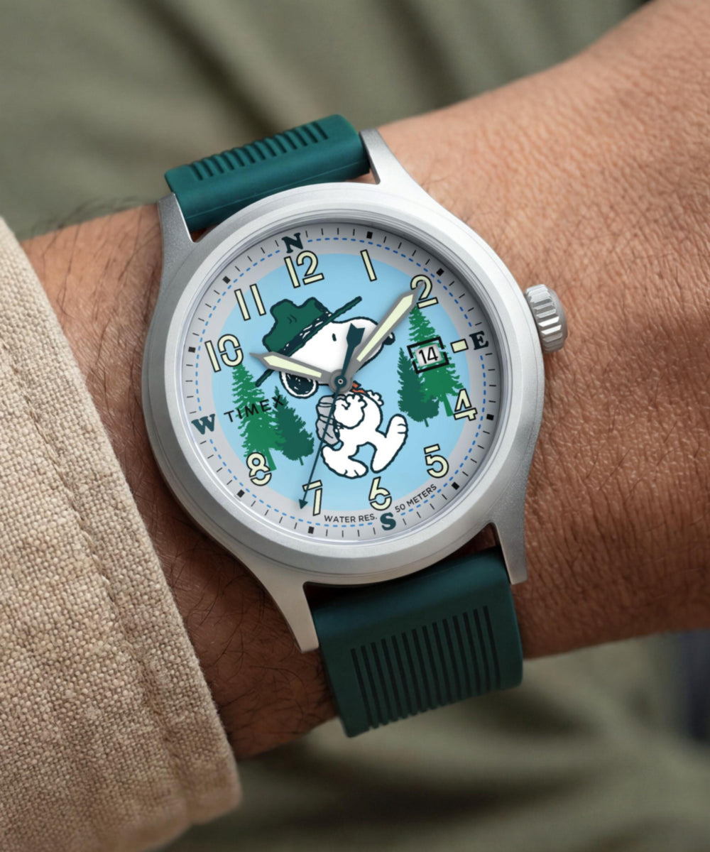Peanuts x Timex Expedition Scout 40mm Silicone Strap Watch