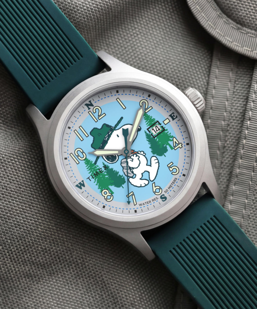 Peanuts x Timex Expedition Scout 40mm Silicone Strap Watch