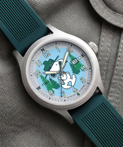 Peanuts x Timex Expedition Scout 40mm Silicone Strap Watch