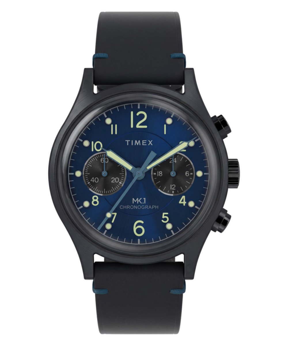 MK1 Chronograph 40mm Leather Strap Watch