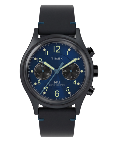 MK1 Chronograph 40mm Leather Strap Watch