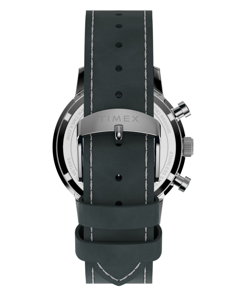 Peanuts x Timex Marlin Chronograph 40mm Leather Strap Watch