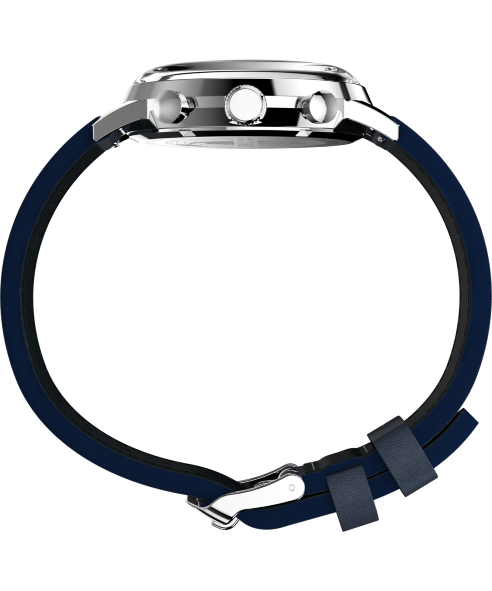 Marlin Chronograph Tachymeter 40mm Leather Strap Watch