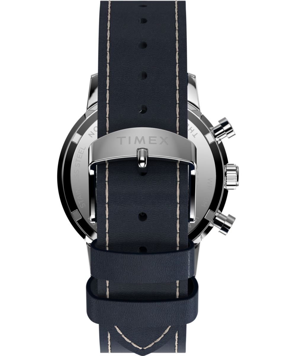 Marlin Chronograph Tachymeter 40mm Leather Strap Watch