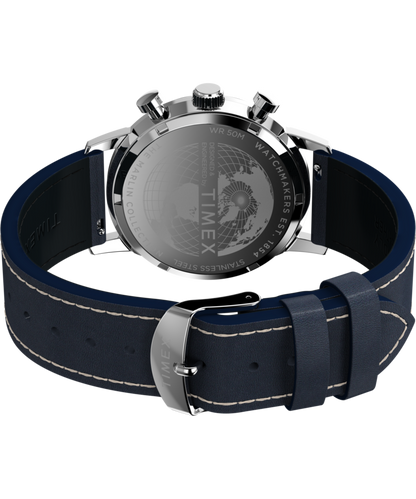 Marlin Chronograph Tachymeter 40mm Leather Strap Watch