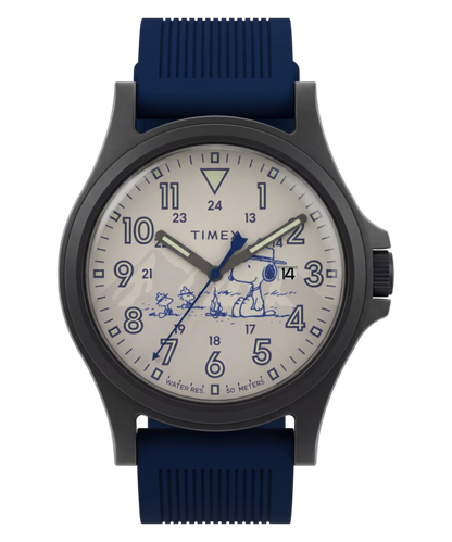 Peanuts x Timex Expedition Acadia 40mm Silicone Strap Watch