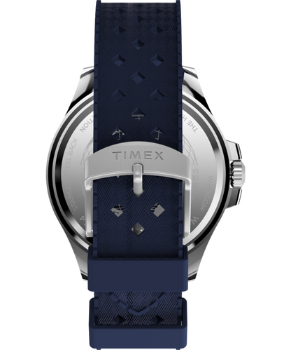 Harborside Coast 44mm Synthetic Rubber Strap Watch