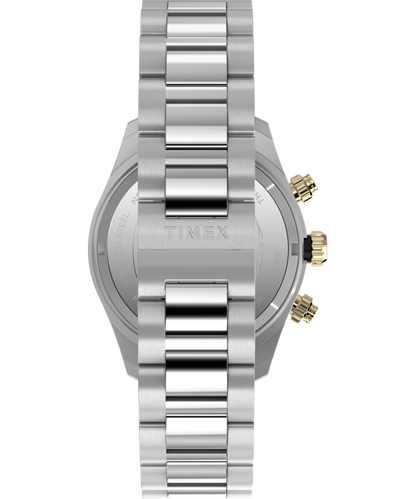 Waterbury Heritage Chronograph 39mm Stainless Steel Bracelet Watch