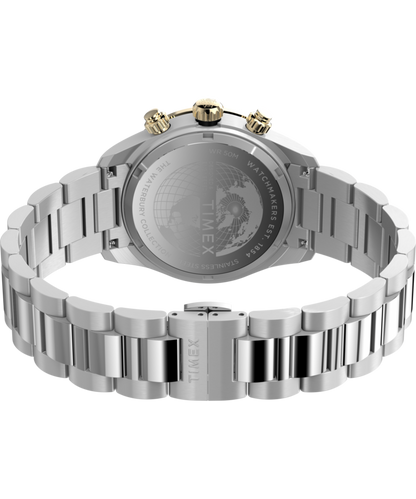 Waterbury Heritage Chronograph 39mm Stainless Steel Bracelet Watch