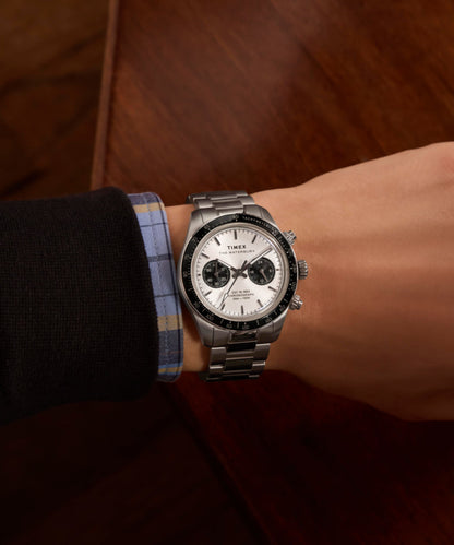 Waterbury Heritage Chronograph 39mm Stainless Steel Bracelet Watch