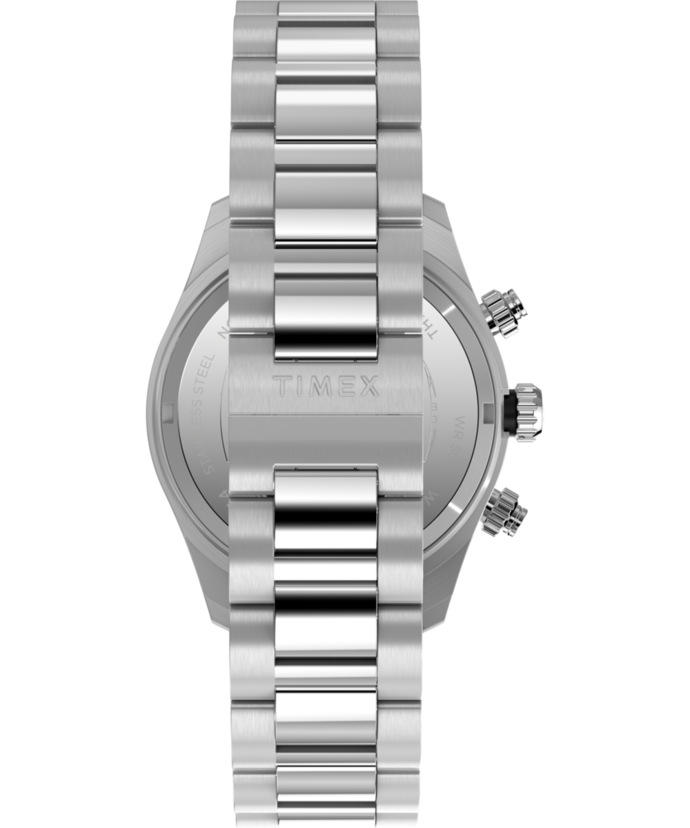 Waterbury Heritage Chronograph 39mm Stainless Steel Bracelet Watch