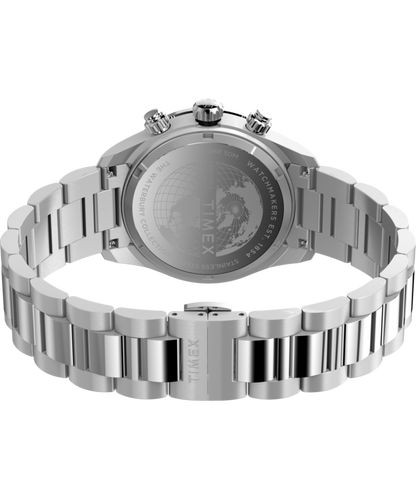 Waterbury Heritage Chronograph 39mm Stainless Steel Bracelet Watch