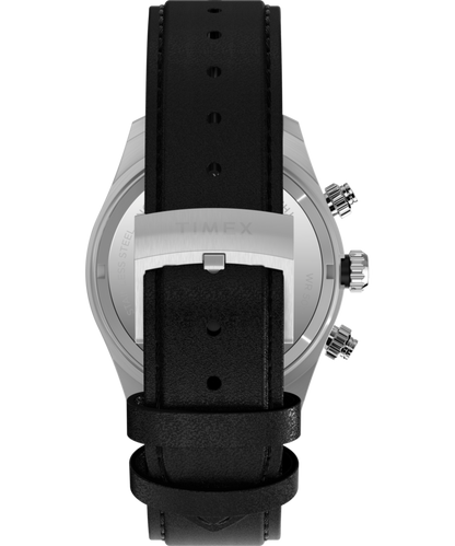 Waterbury Heritage Chronograph 39mm Leather Strap Watch