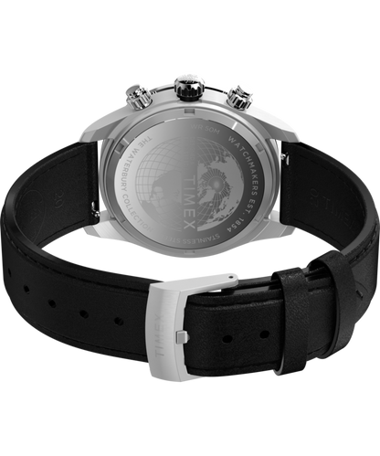 Waterbury Heritage Chronograph 39mm Leather Strap Watch