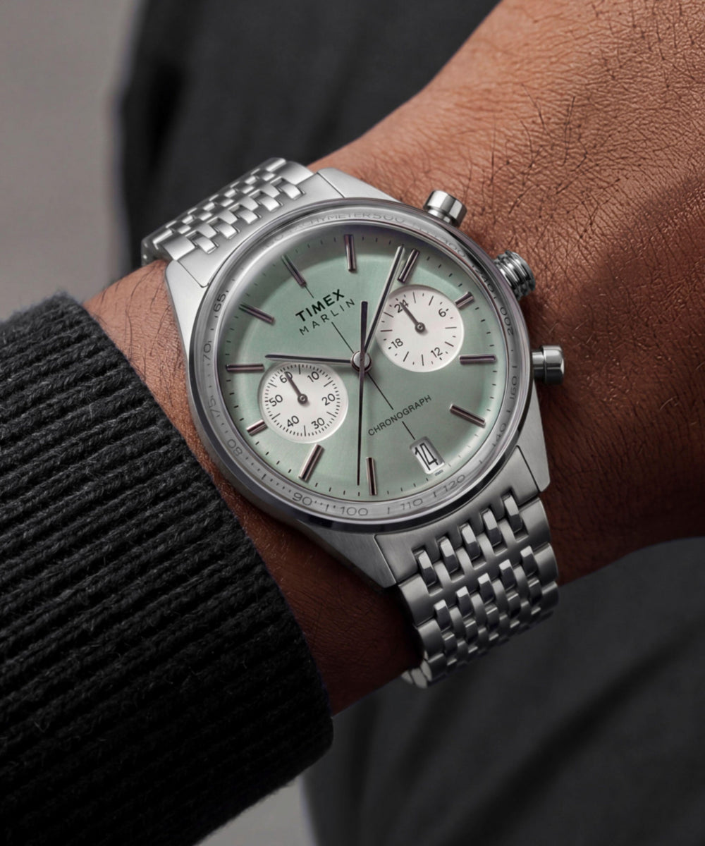 Marlin Jet Chronograph 40mm Stainless Steel Bracelet Watch