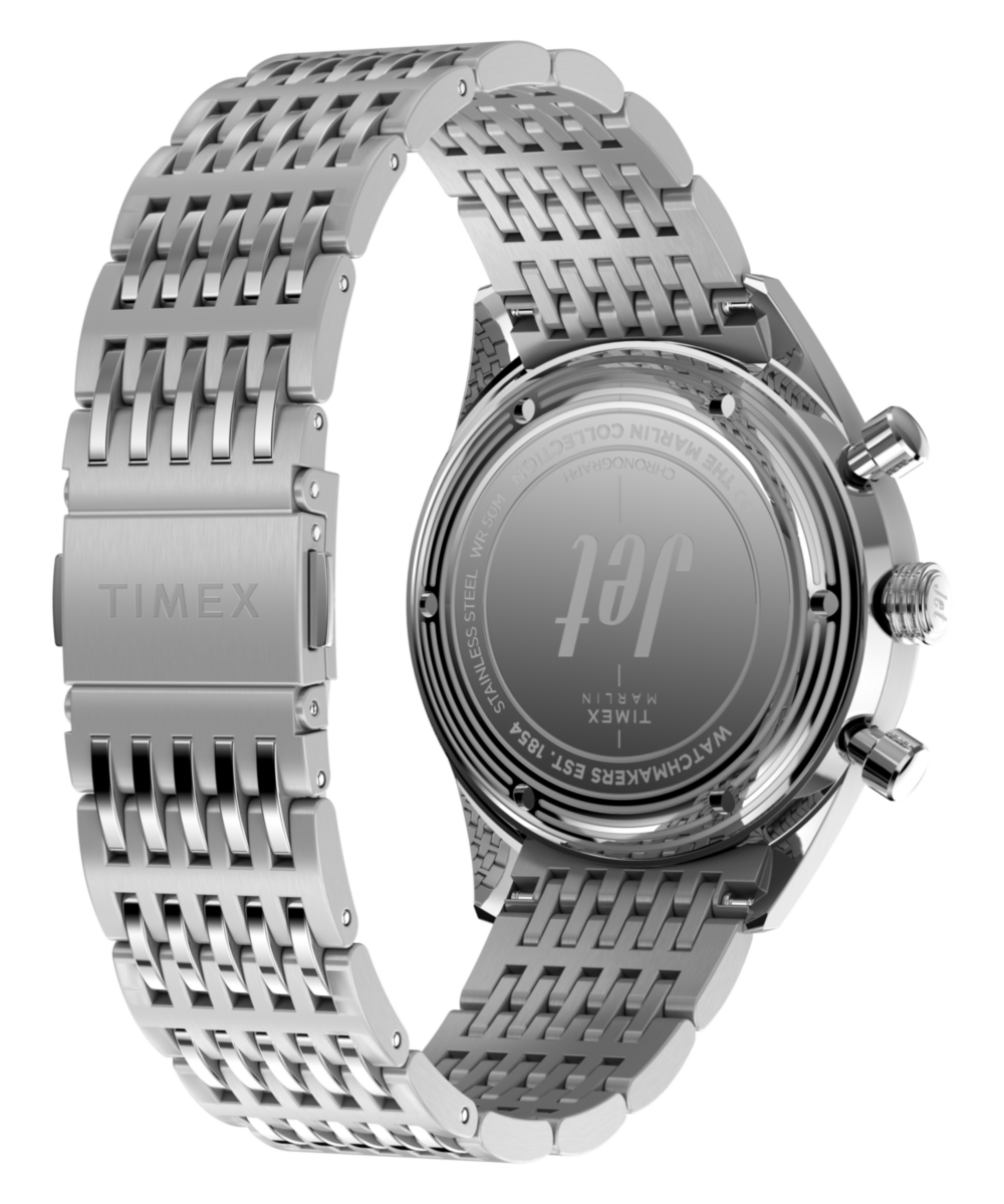 Marlin Jet Chronograph 40mm Stainless Steel Bracelet Watch
