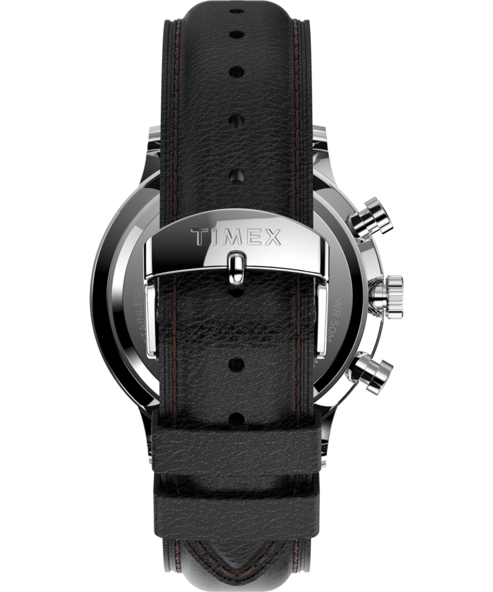 Waterbury Classic Chronograph 40mm Leather Strap Watch