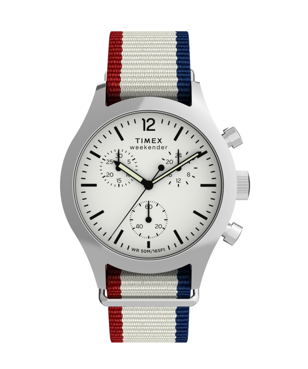 Timex Weekender New England Chronograph 40mm Eco-Conscious Fabric Stra