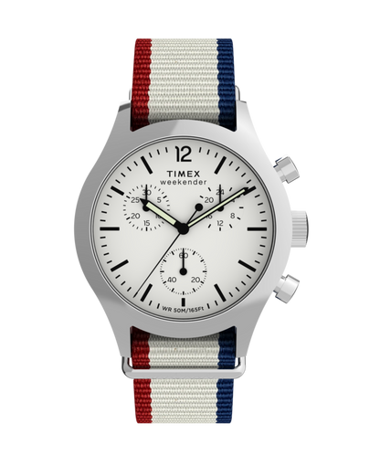 Timex Weekender New England Chronograph 40mm Eco-Conscious Fabric Stra
