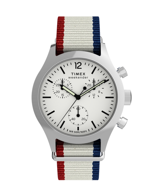 Timex Weekender New England Chronograph 40mm Eco-Conscious Fabric Stra