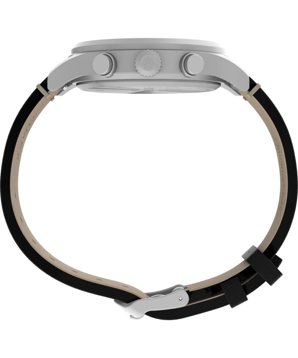 Expedition Sierra Chronograph 43mm Leather Strap Watch