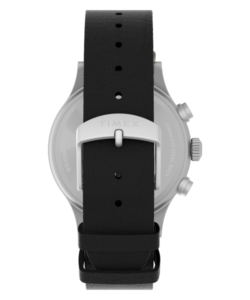 Expedition Sierra Chronograph 43mm Leather Strap Watch