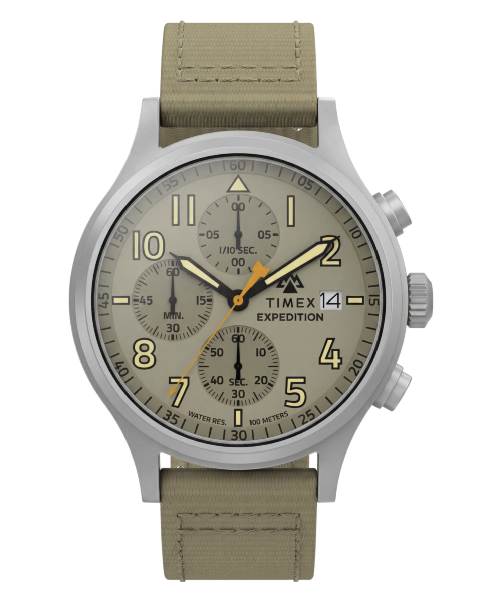 Expedition Sierra Chronograph 43mm Fabric Strap Watch