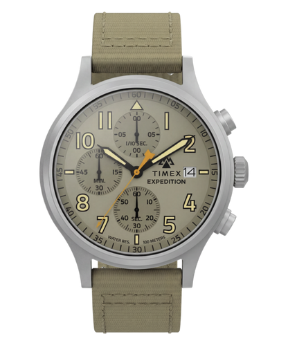 Expedition Sierra Chronograph 43mm Fabric Strap Watch