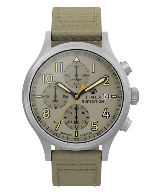 Expedition Sierra Chronograph 43mm Fabric Strap Watch