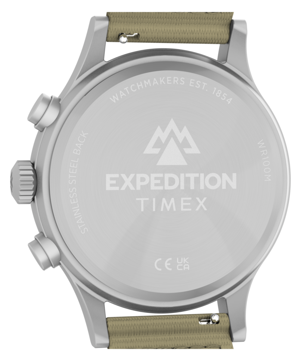 Expedition Sierra Chronograph 43mm Fabric Strap Watch
