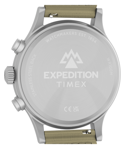 Expedition Sierra Chronograph 43mm Fabric Strap Watch