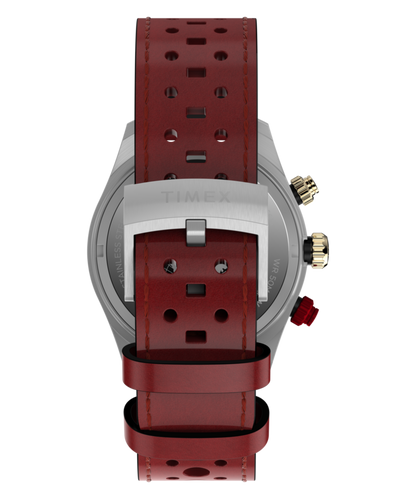 Waterbury Heritage Chronograph 39mm Leather Strap Watch