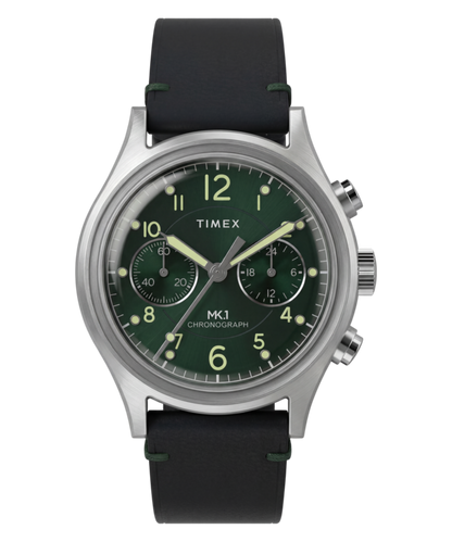 MK1 Chronograph 40mm Leather Strap Watch