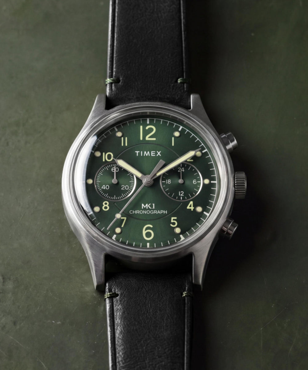 MK1 Chronograph 40mm Leather Strap Watch
