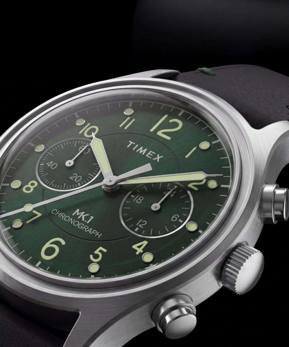 MK1 Chronograph 40mm Leather Strap Watch