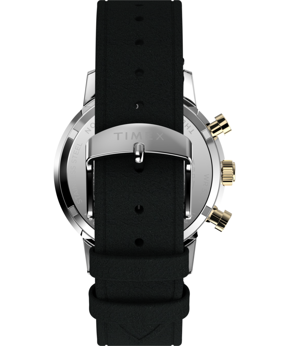 Marlin Chronograph Tachymeter 40mm Leather Strap Watch