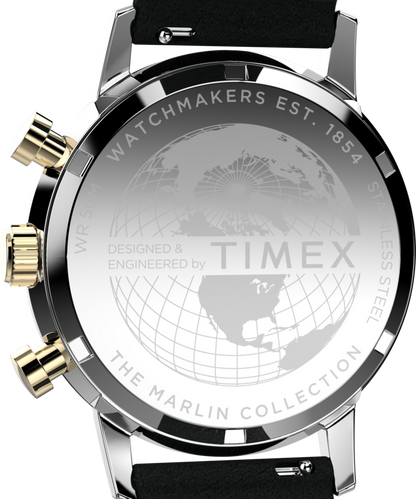 Marlin Chronograph Tachymeter 40mm Leather Strap Watch