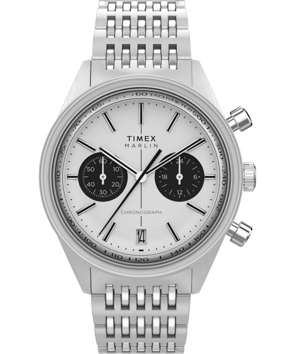 Marlin Jet Quartz Chronograph 40mm Stainless Steel Bracelet Watch