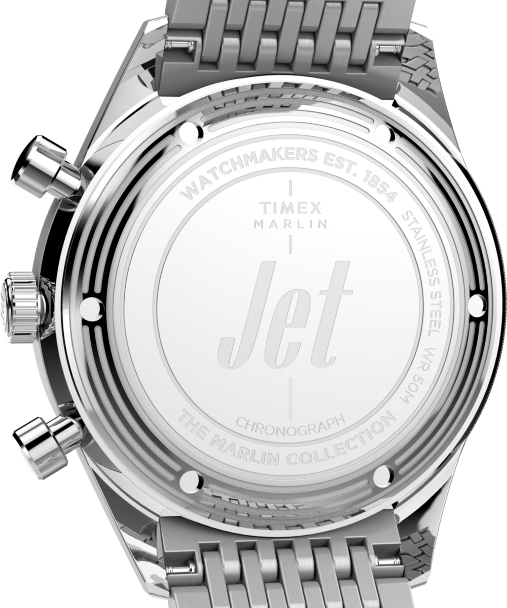 Marlin Jet Quartz Chronograph 40mm Stainless Steel Bracelet Watch