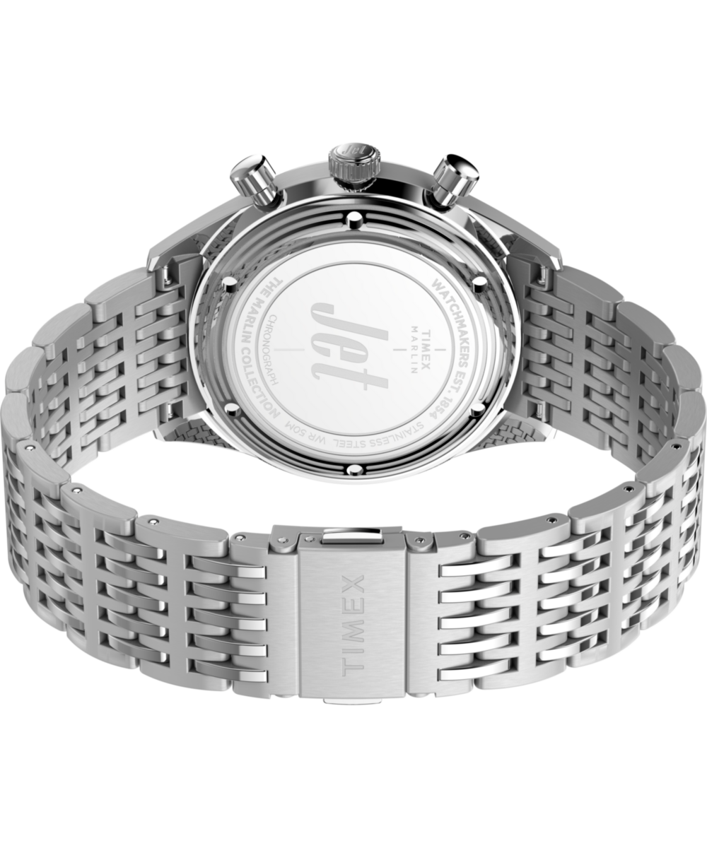 Marlin Jet Quartz Chronograph 40mm Stainless Steel Bracelet Watch