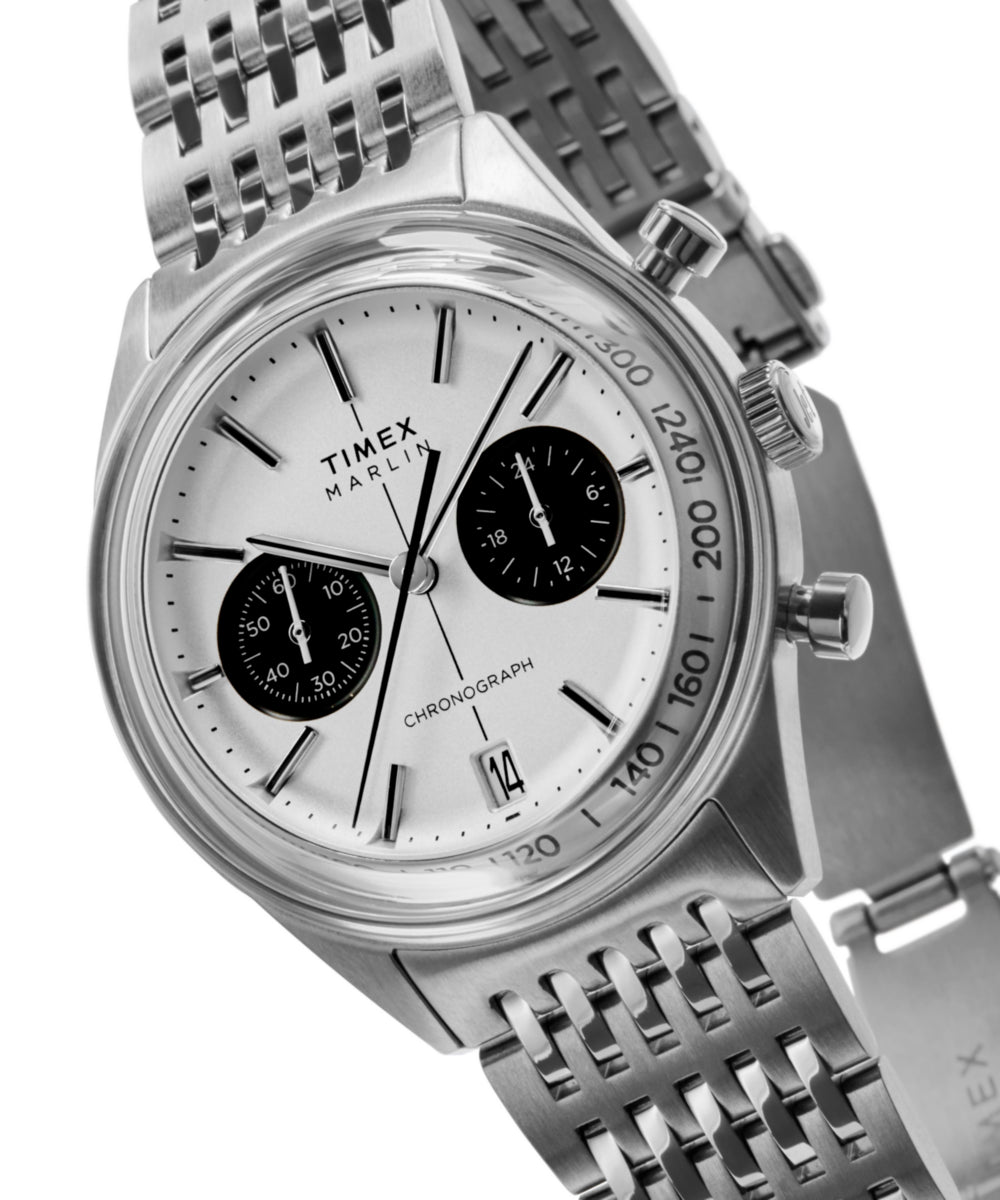 Marlin Jet Quartz Chronograph 40mm Stainless Steel Bracelet Watch